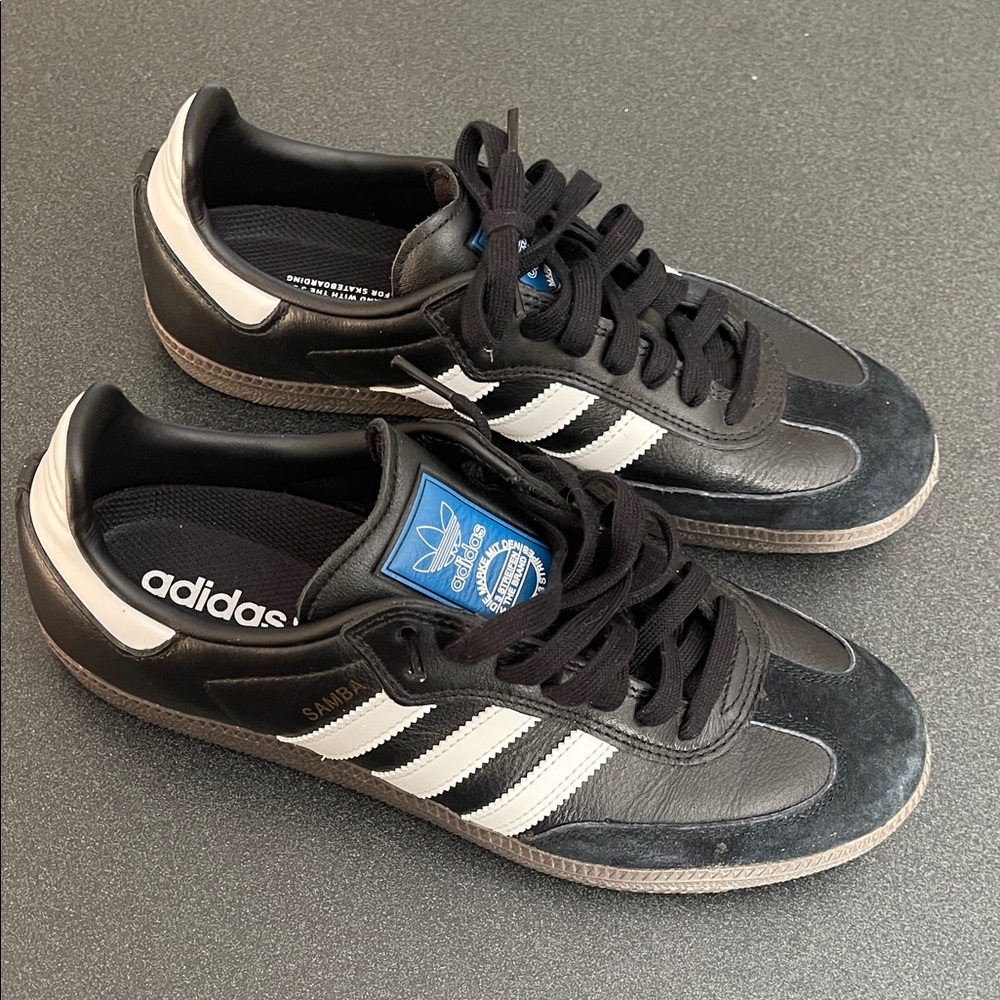 Adidas Samba Black White Sneakers